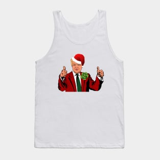 santa claus donald trump ugly christmas Tank Top